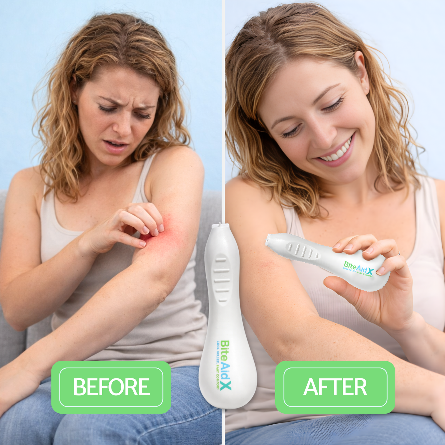 2 in 1 Insect Bite Relief Tool with Cooling X-Tip