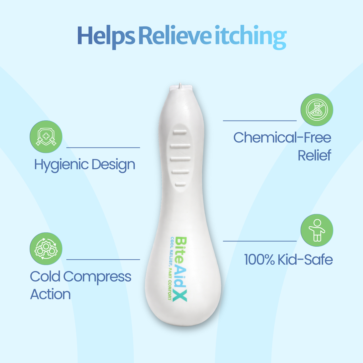 2 in 1 Insect Bite Relief Tool with Cooling X-Tip